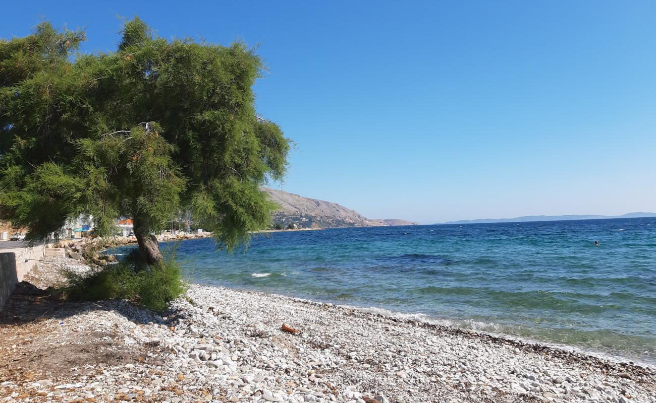 Фото Agios Paraskevi Beach с светлая галька поверхностью