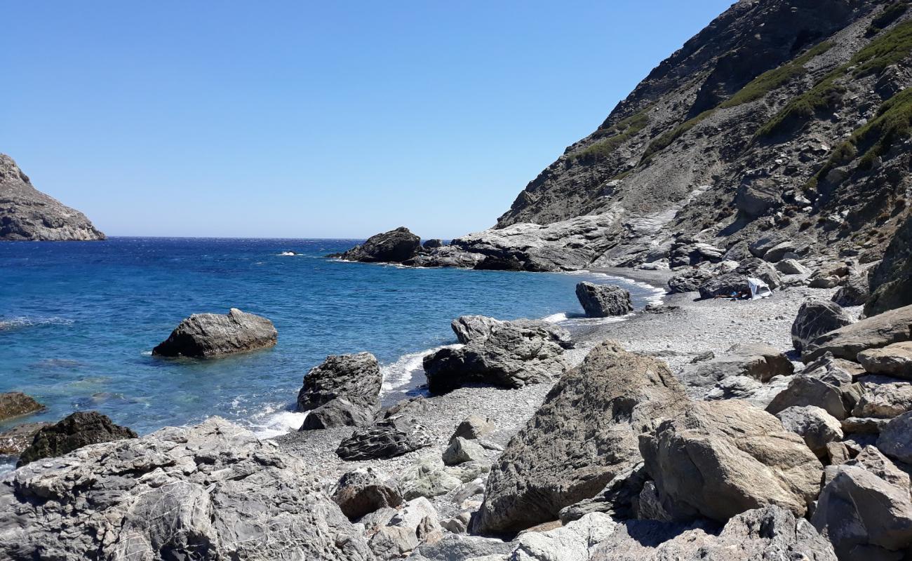 Фото Kambi beach с серая галька поверхностью