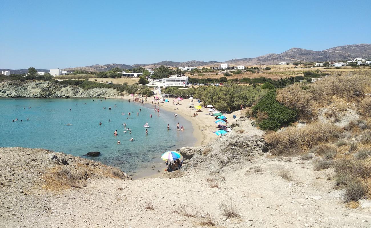 Фото Lolandonis beach с светлый песок поверхностью