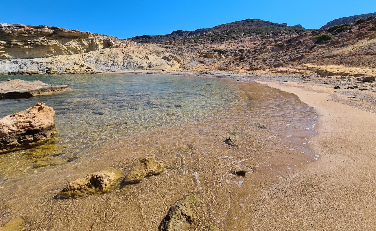 Фото Clay beach с песок с камнями поверхностью