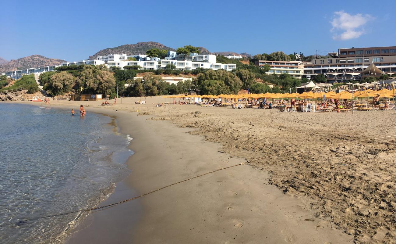 Фото Lagoufa beach с светлый песок поверхностью