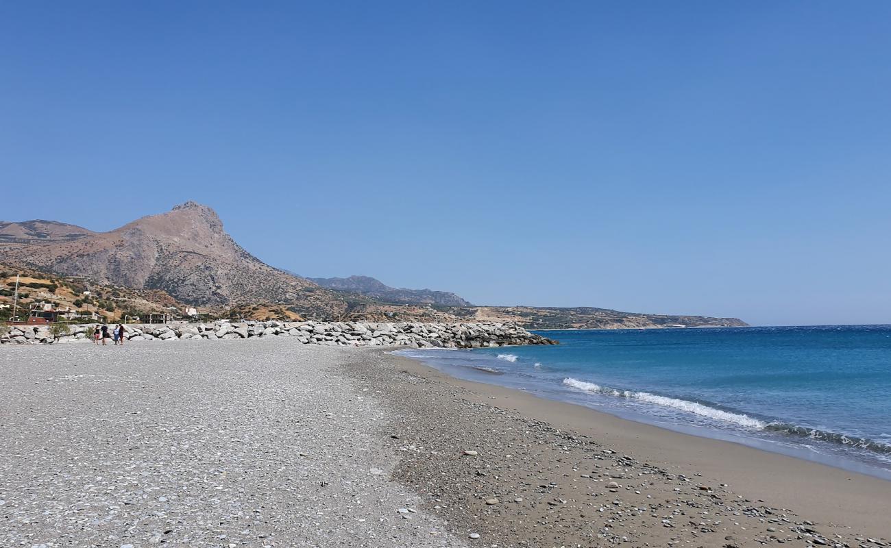 Фото Kastri beach с песок с галькой поверхностью