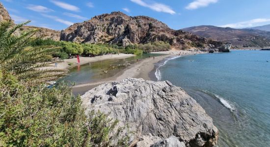 Preveli beach