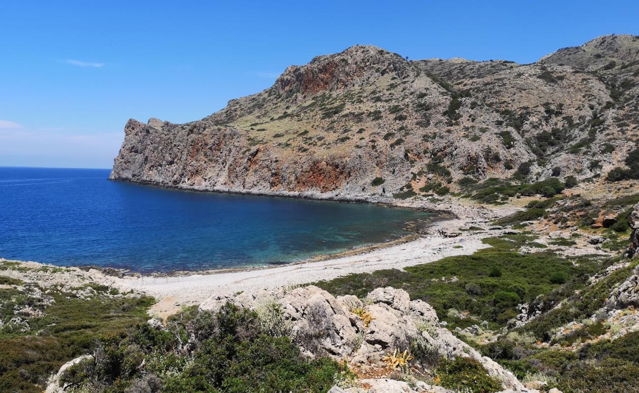 Фото Agios Pavlos beach с светлая галька поверхностью