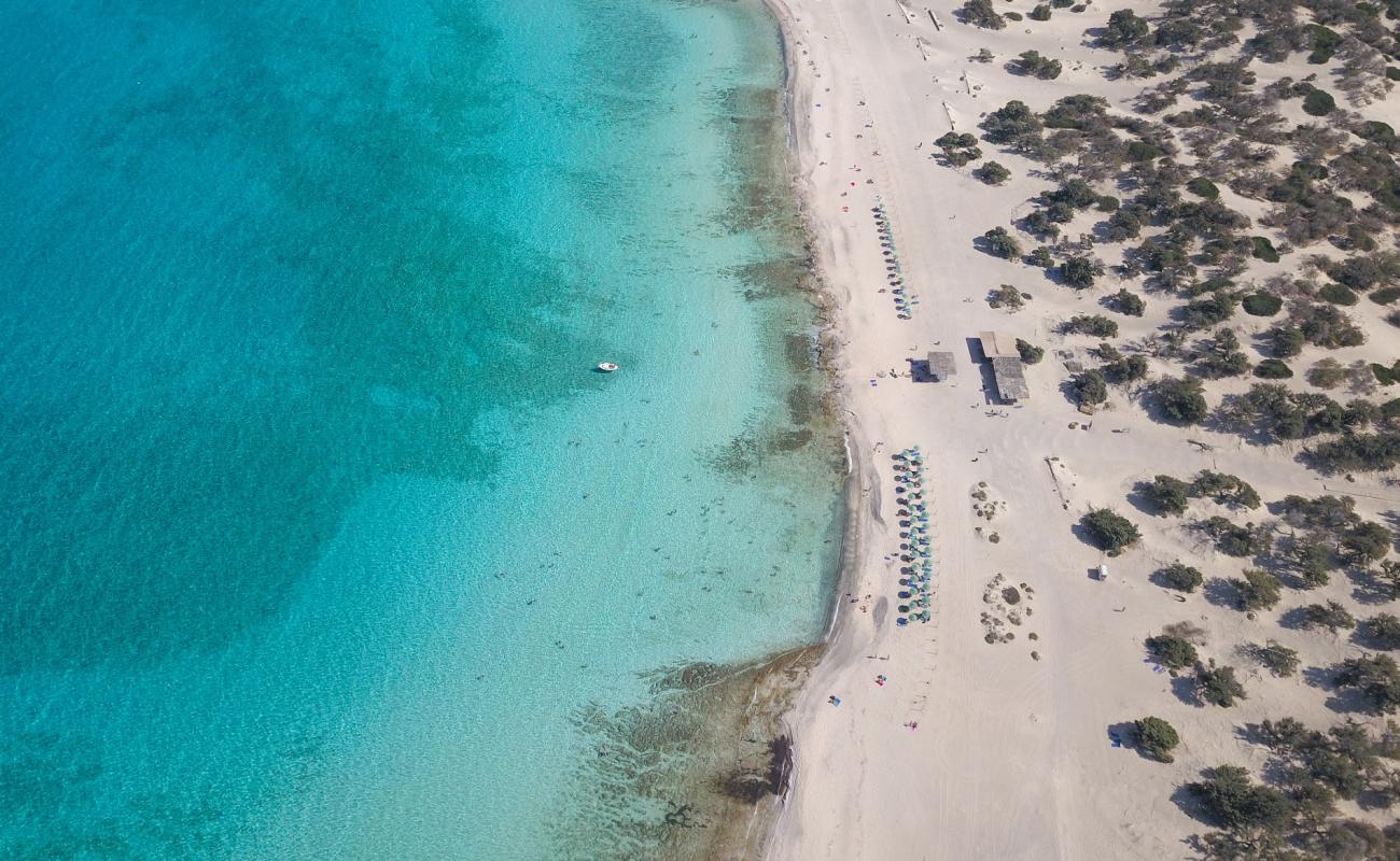 Фото Golden Beach с золотистый песок поверхностью