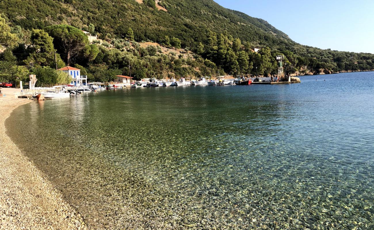 Фото Polis beach с светлая галька поверхностью