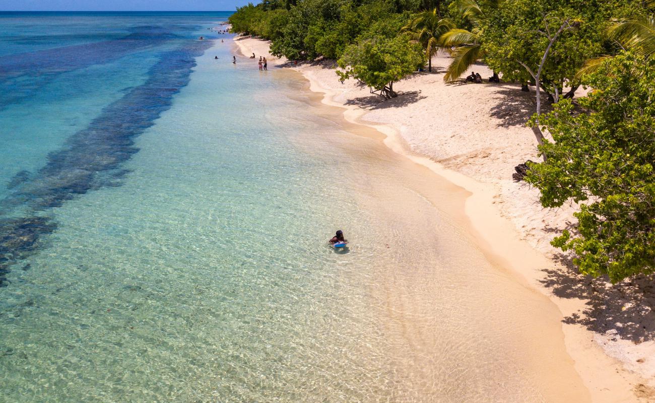 Фото Plage Du Souffleur с золотистый песок поверхностью