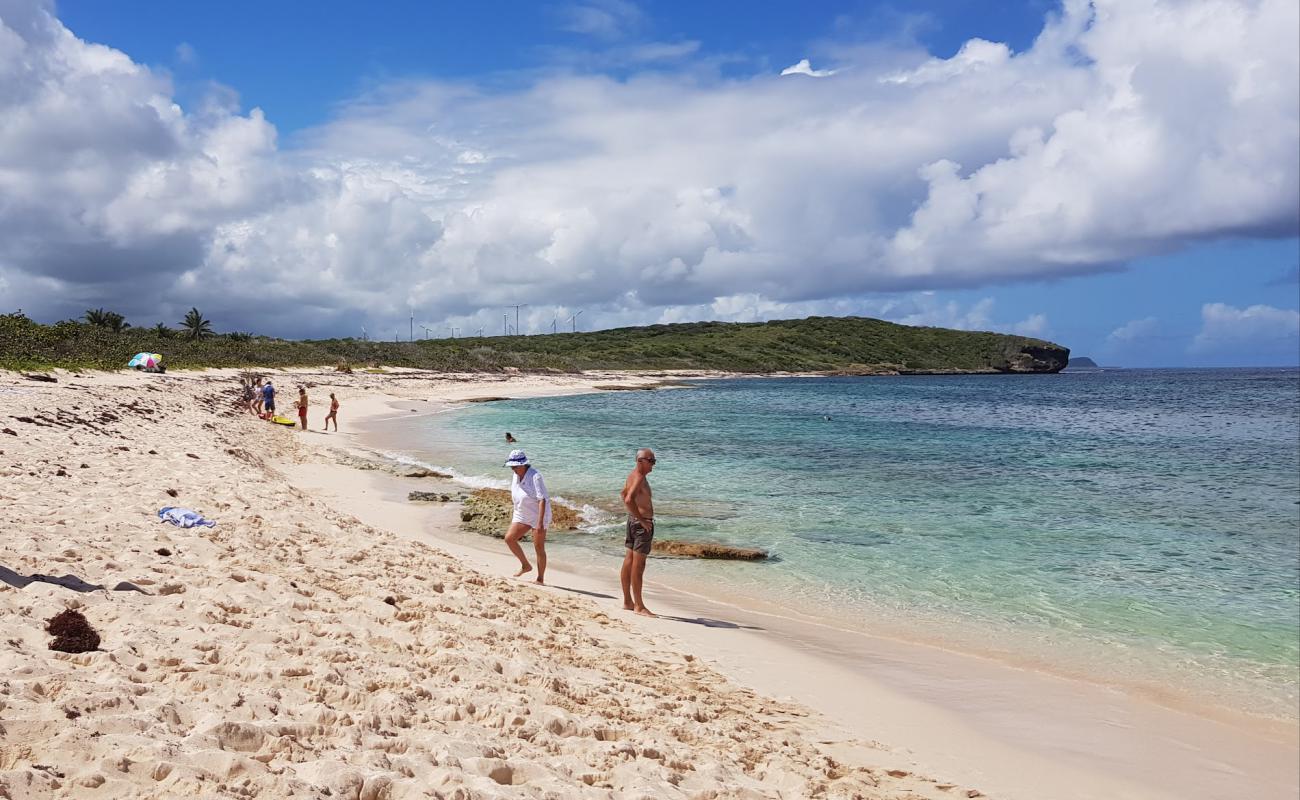 Фото Plage d'Anse a la Gourde с золотистый песок поверхностью