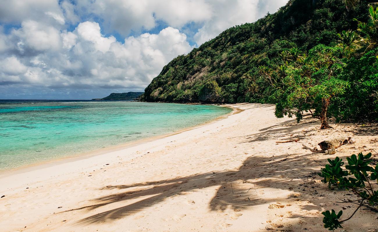 Фото Shark Cove Beach с песок с камнями поверхностью