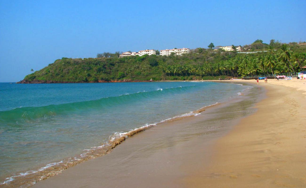 Фото Bogmalo Beach с светлый песок поверхностью