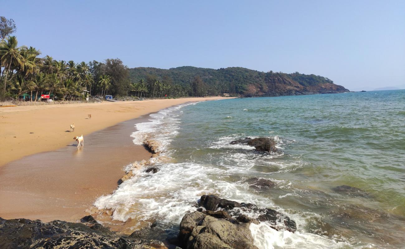 Фото Polem Beach с золотистый песок поверхностью