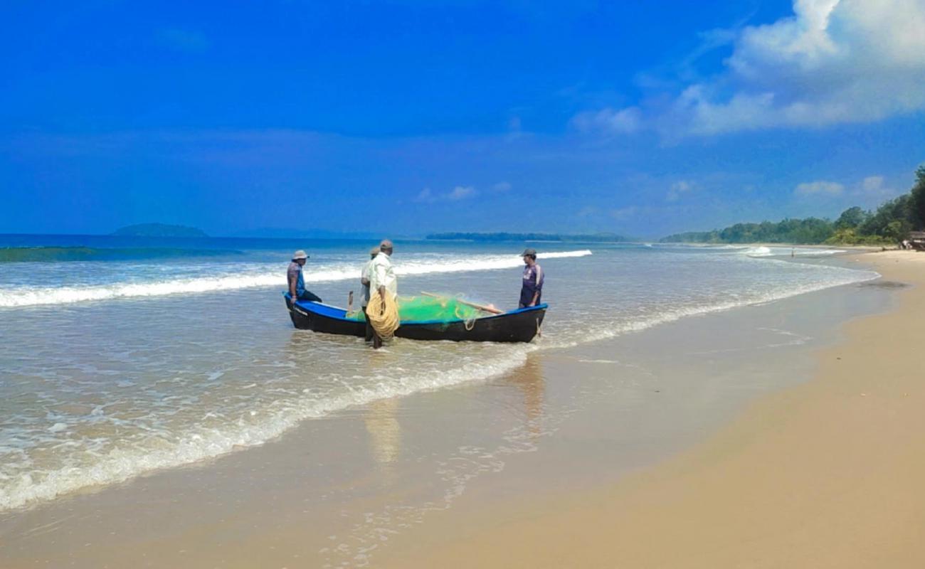 Фото Rabindranath Tagore Beach с светлый песок поверхностью