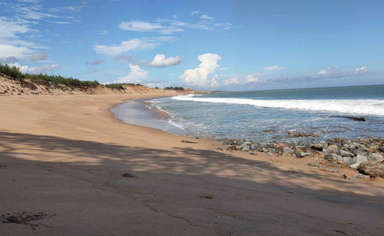 Фото Gopalpur Port Beach с светлый песок поверхностью