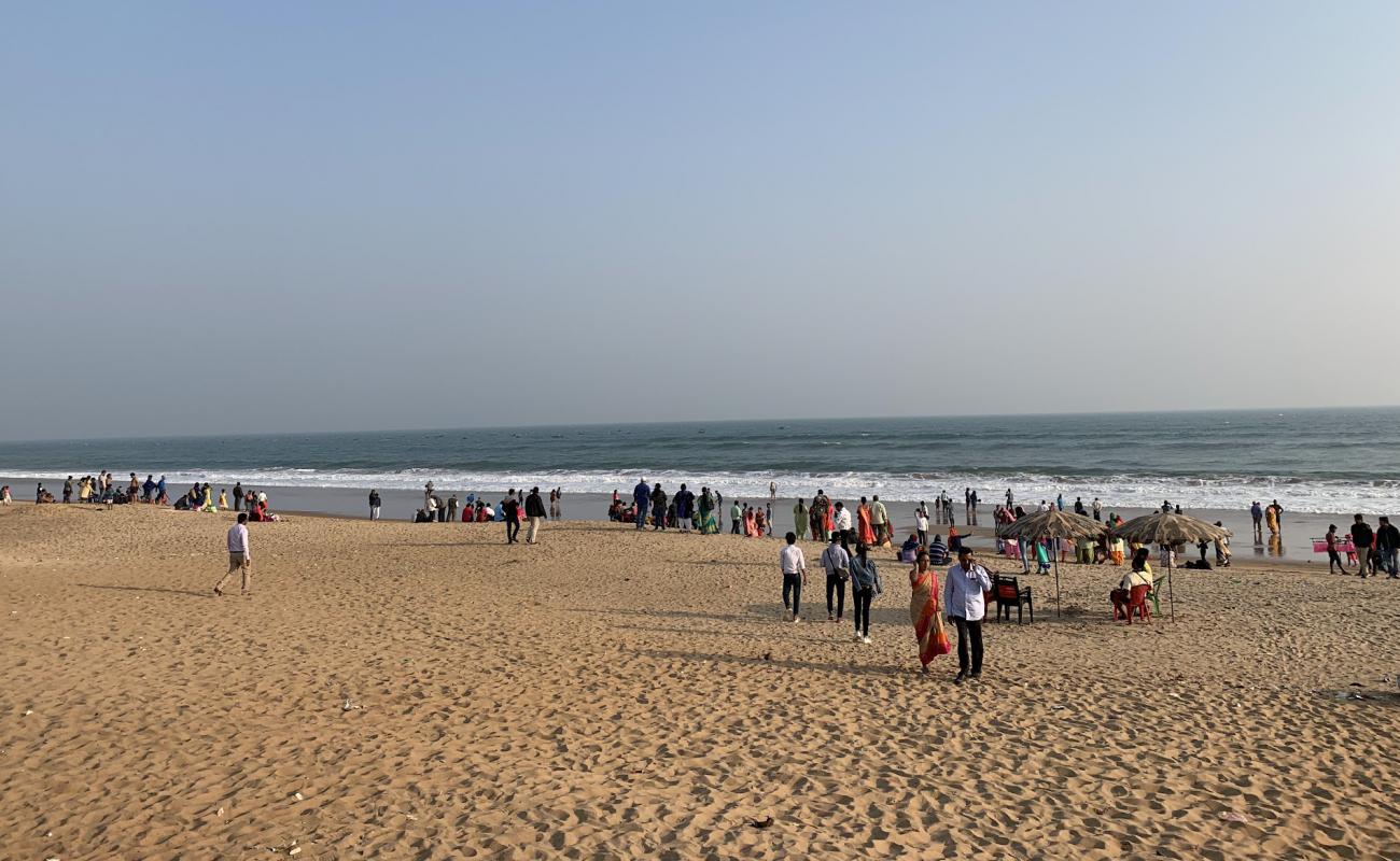 Фото Marine Drive Beach с светлый песок поверхностью