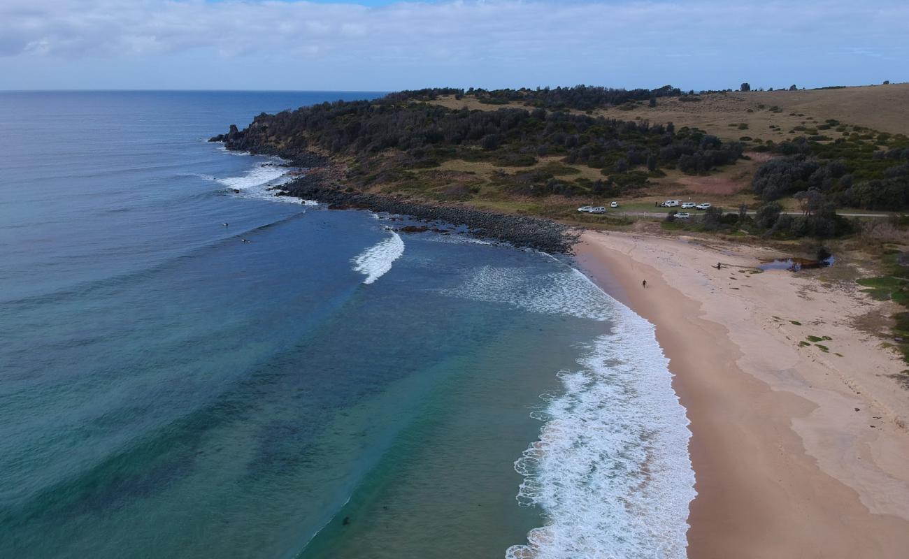 Фото Bunga Beach с светлый песок поверхностью