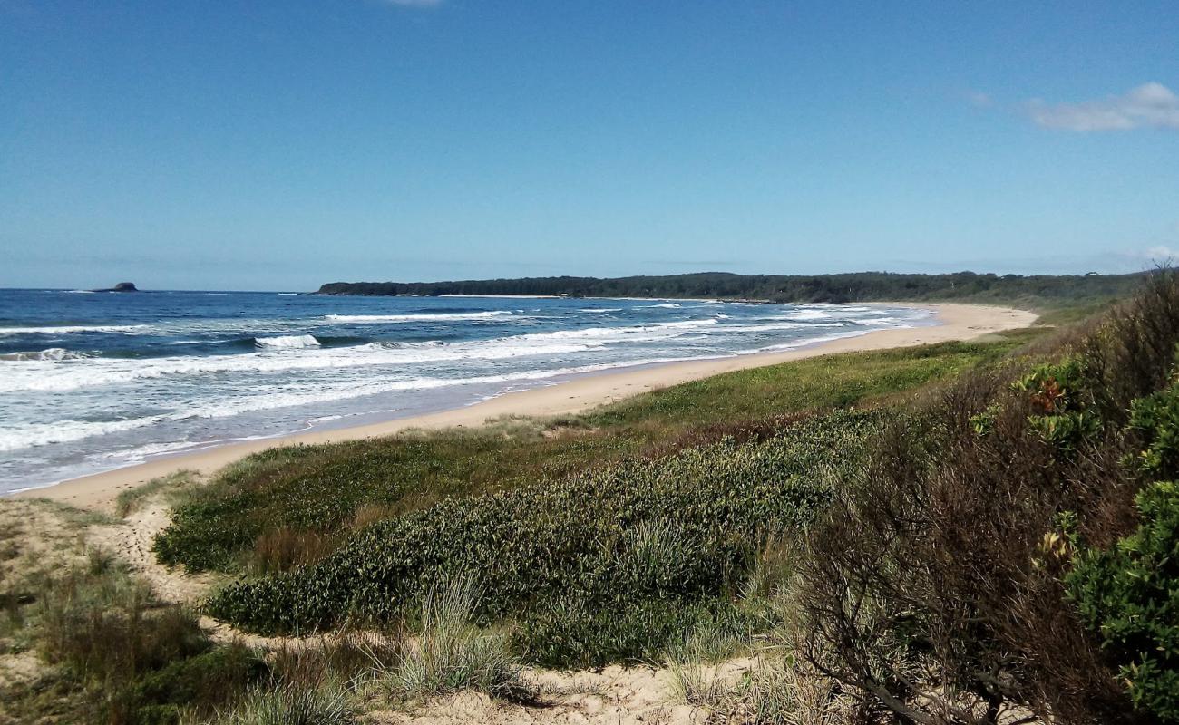 Фото Durras Beach с светлый песок поверхностью