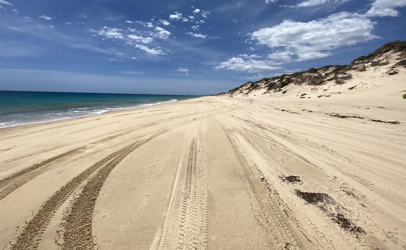 Фото White Hills Beach с светлый песок поверхностью