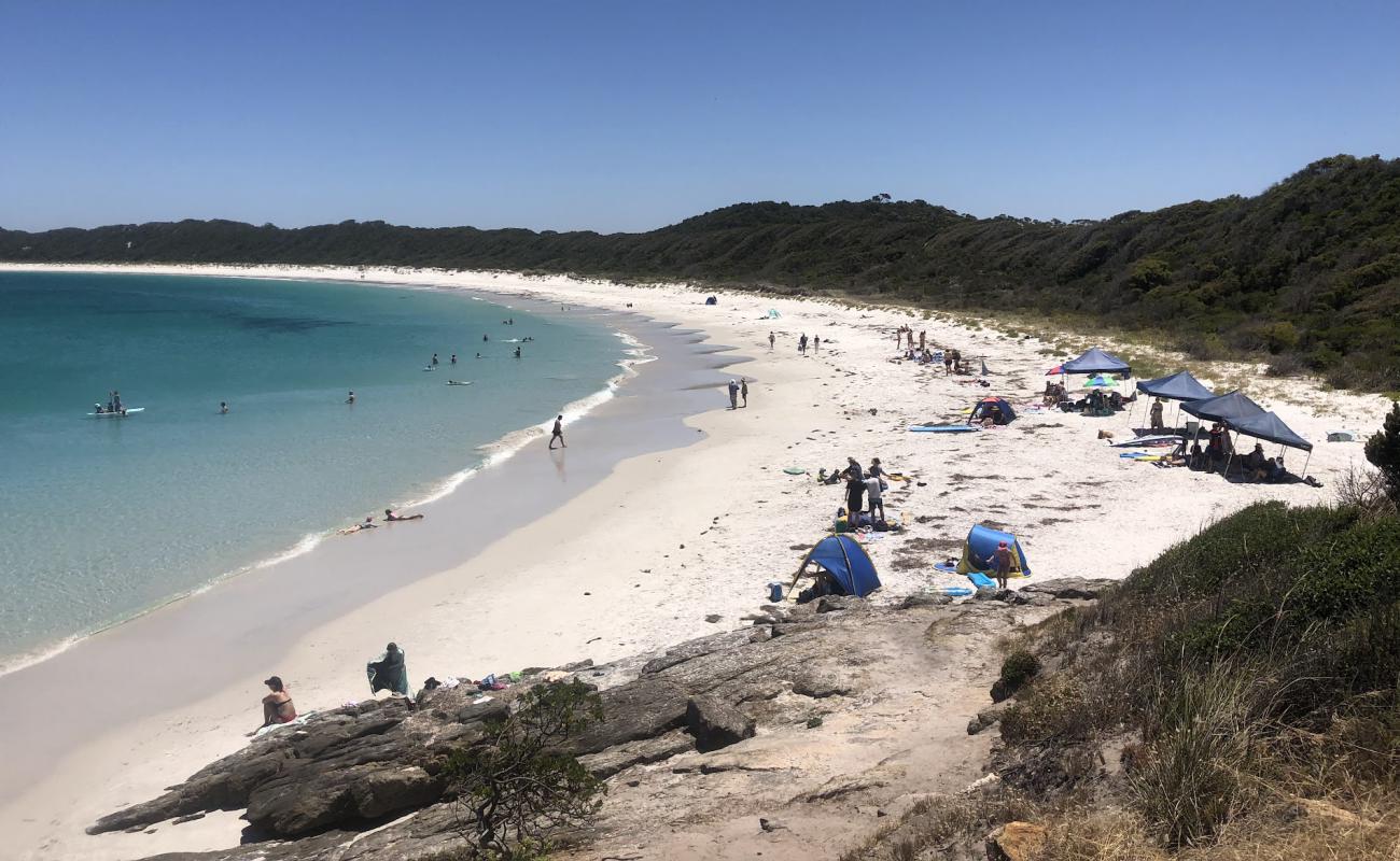 Фото Gull Rock Beach с белый чистый песок поверхностью