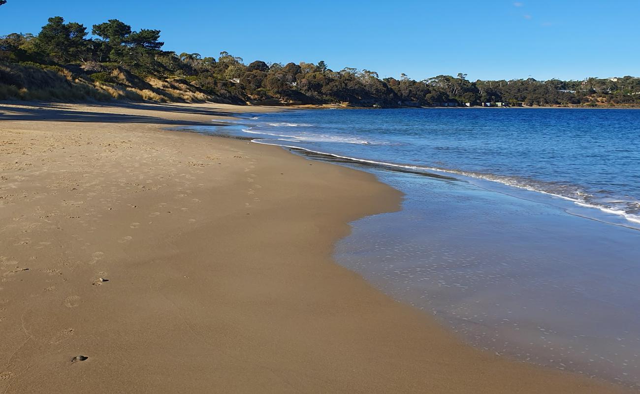 Фото Blue Lagoon Beach с светлый песок поверхностью