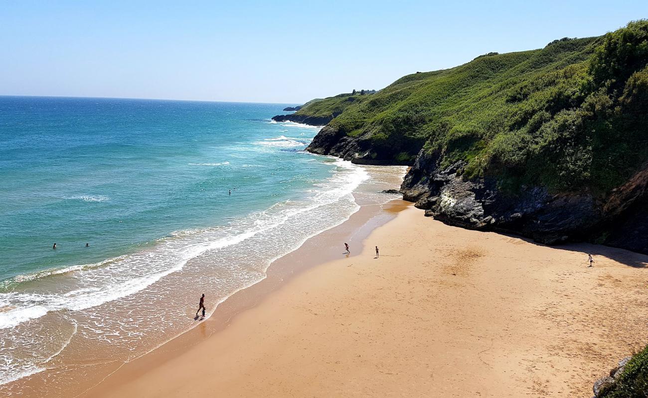 Фото Silverstrand Beach с золотистый песок поверхностью