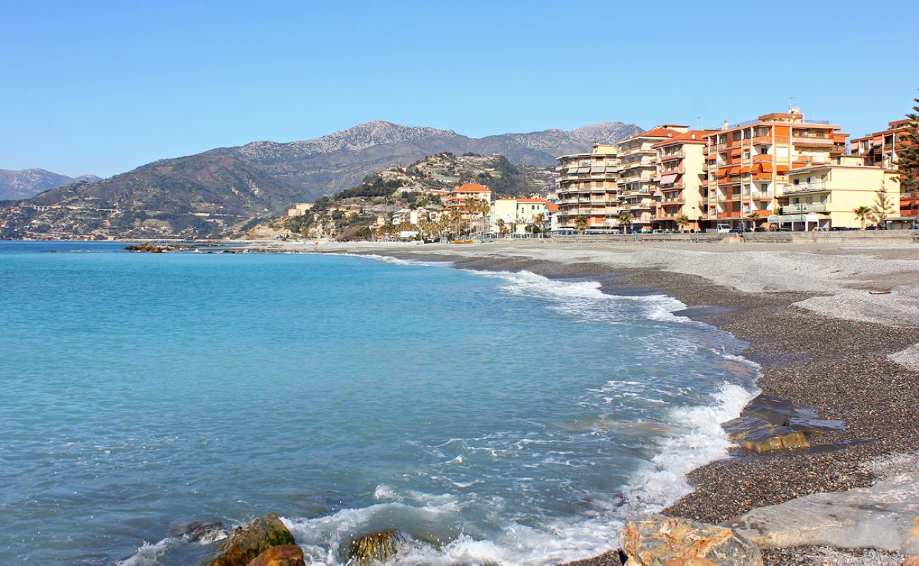 Фото San Giuseppe beach с серая галька поверхностью