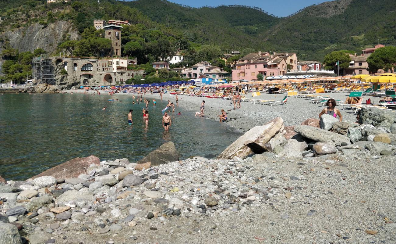 Фото Spiaggia del Gigante с темная чистая галька поверхностью