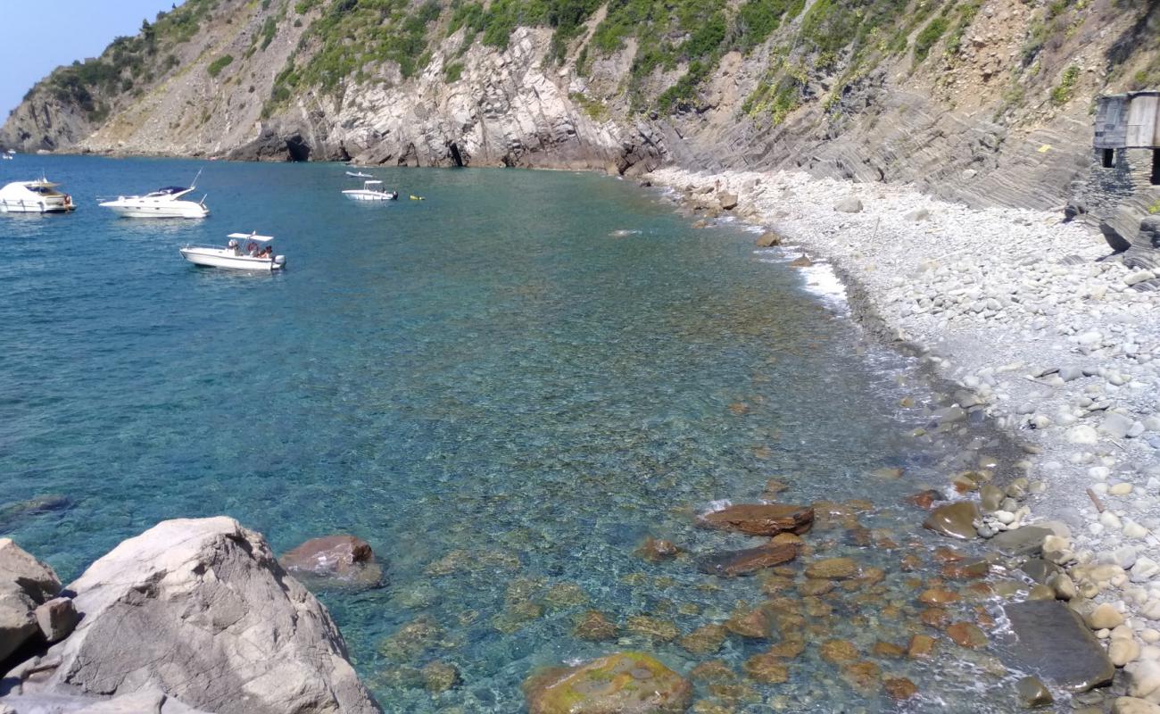 Фото Spiaggia del Nacche с серая галька поверхностью