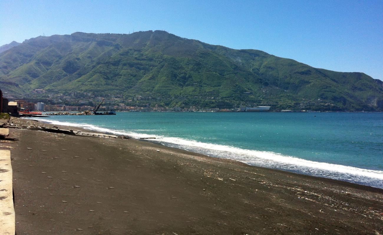 Фото Marina di Stabia с песок с галькой поверхностью