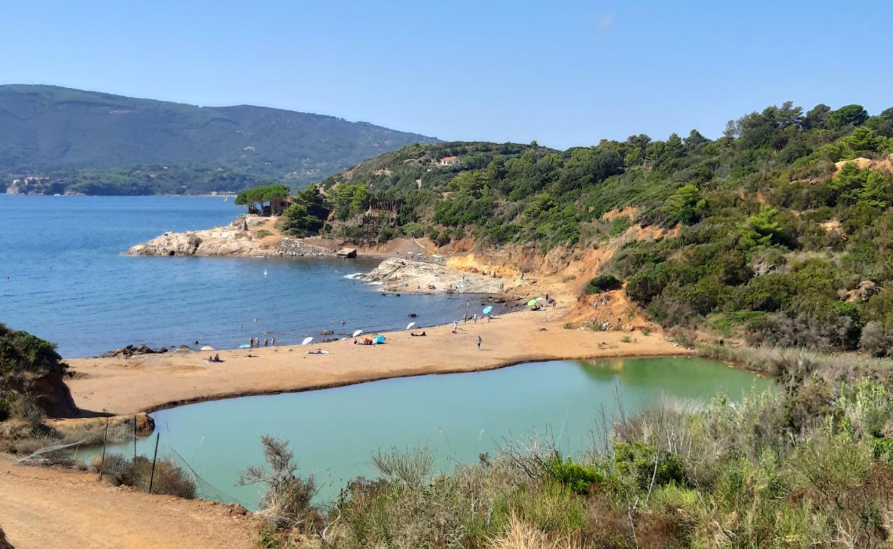 Фото Spiaggia Di Terranera с песок с камнями поверхностью