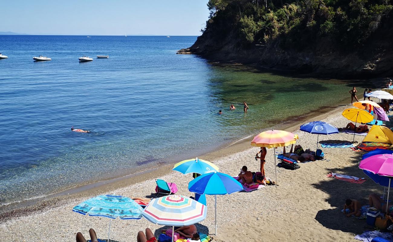 Фото Capo Perla beach с светлая галька поверхностью