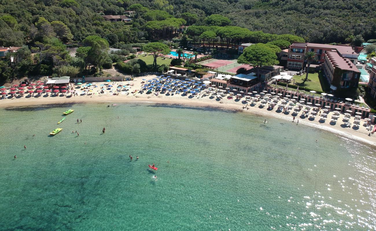 Фото Spiaggia di Spartaia с светлый песок поверхностью