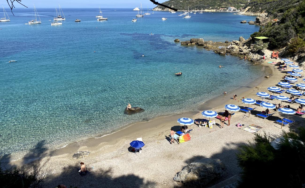 Фото Spiaggia del Viticcio II с песок с галькой поверхностью