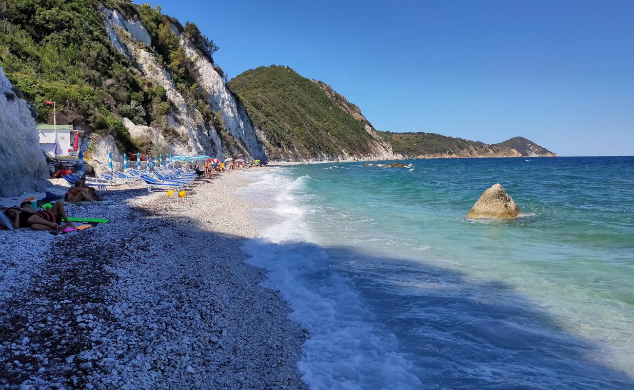 Фото Spiaggia di Sottobomba с белая галька поверхностью