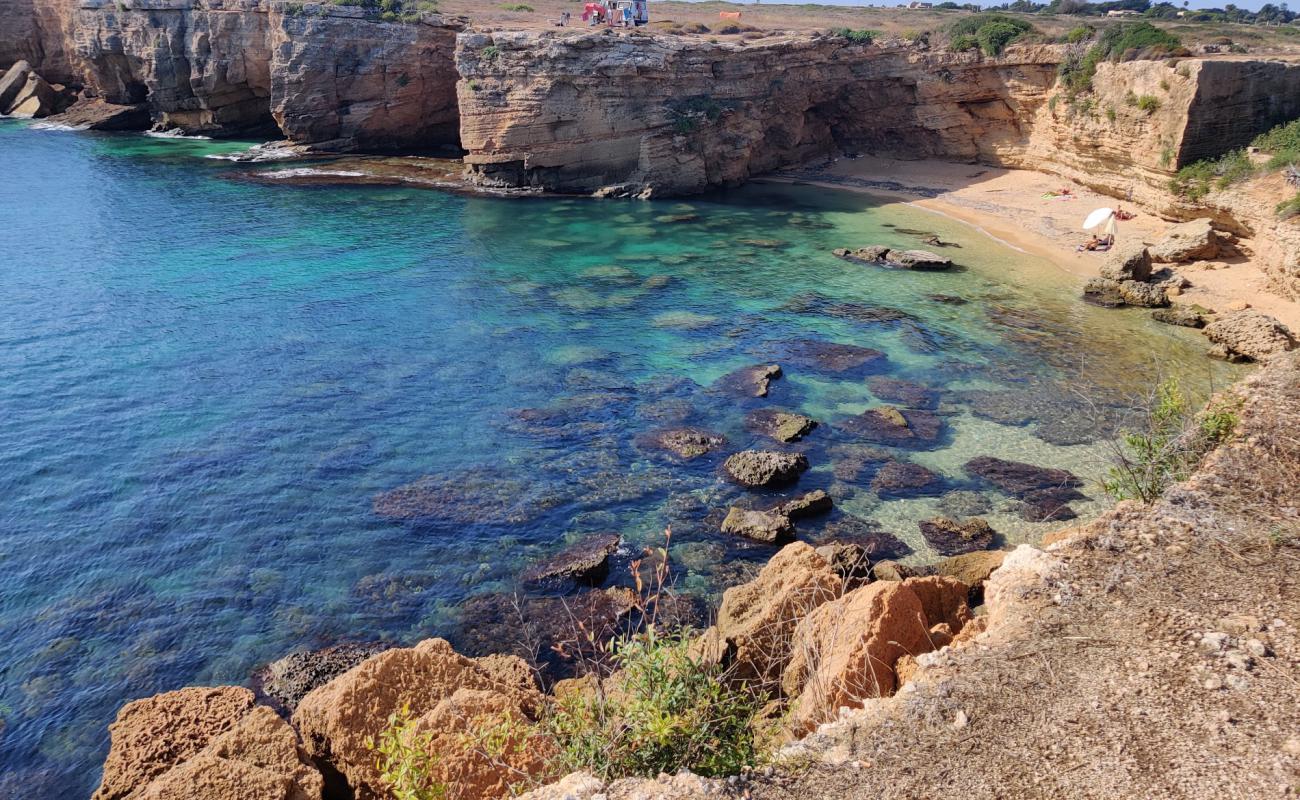 Фото Spiaggia Massolivieri с темный песок поверхностью