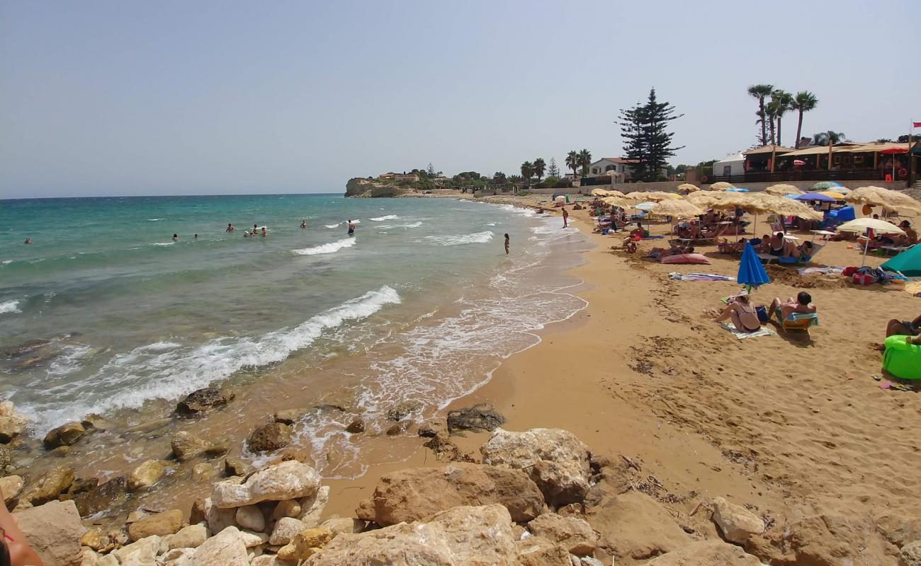 Фото Spiaggia Di Gallina с темный чистый песок поверхностью