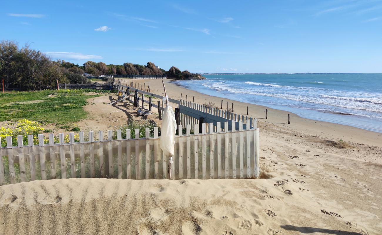 Фото Spiaggia di Ciriga с темный песок поверхностью