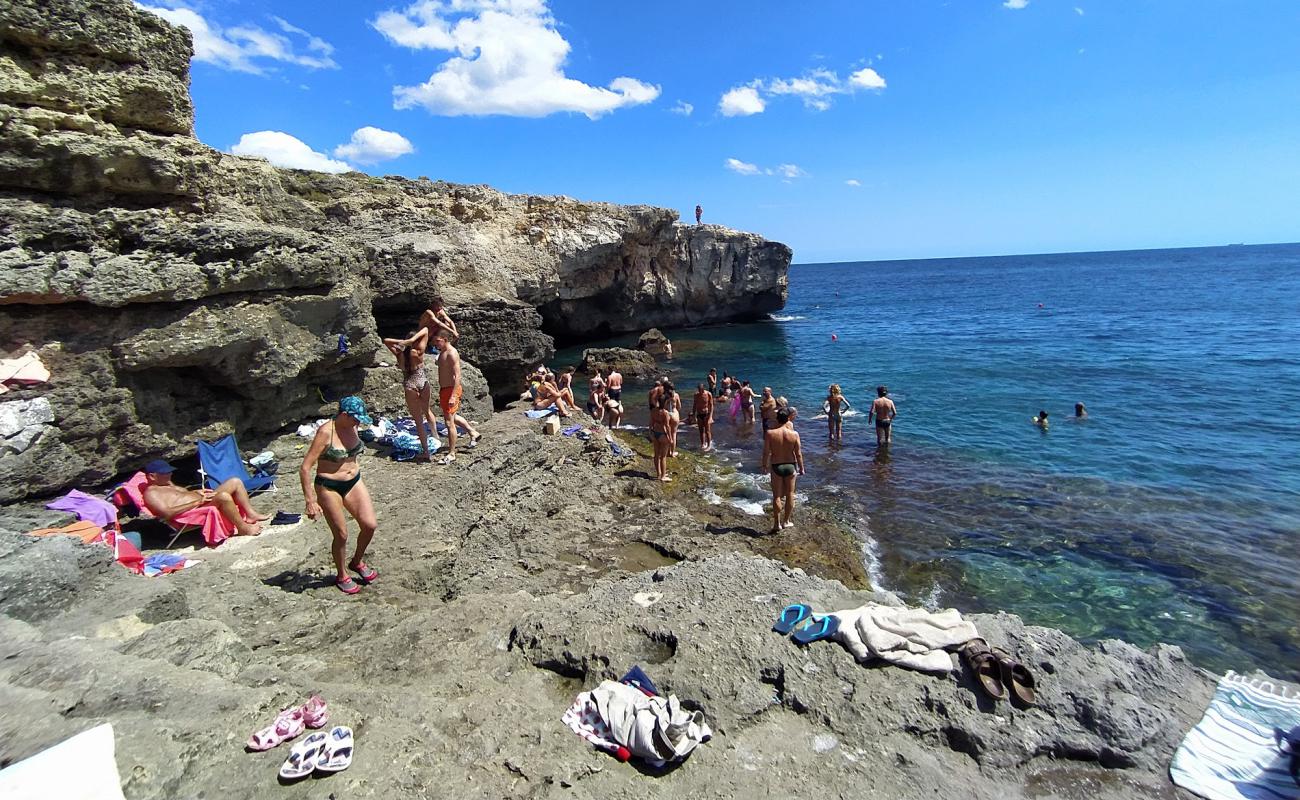 Фото Spiaggia della Grotta Verde с камни поверхностью