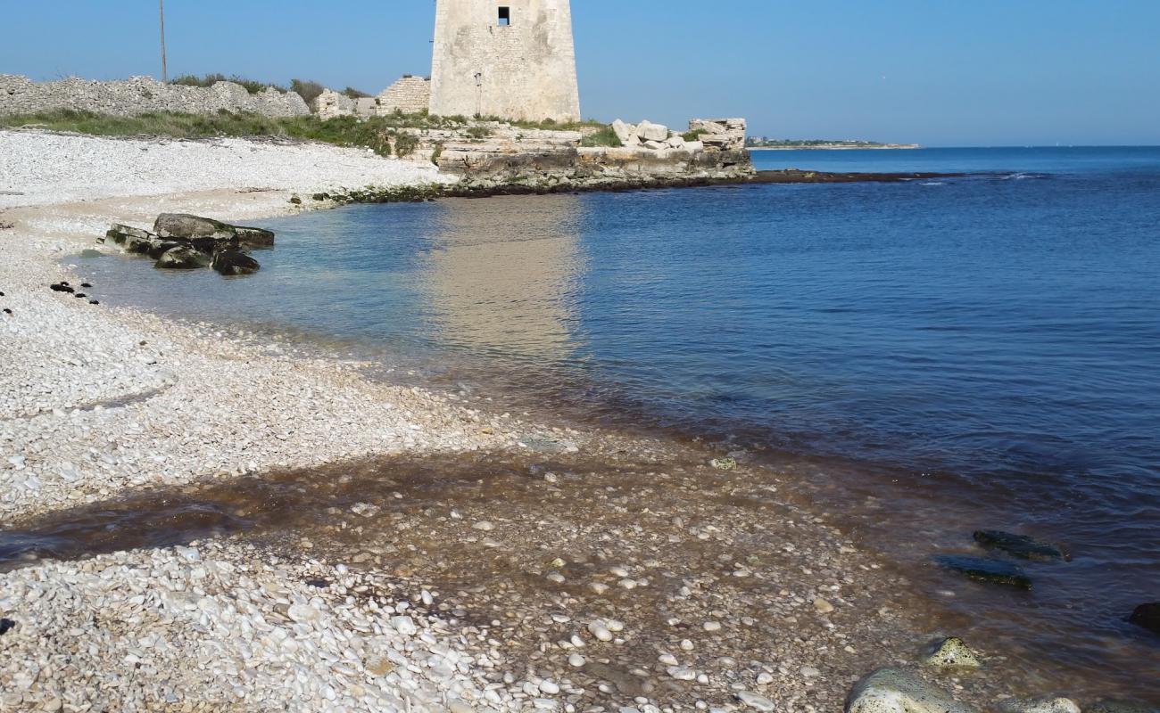 Фото Torre Calderina beach с серая галька поверхностью