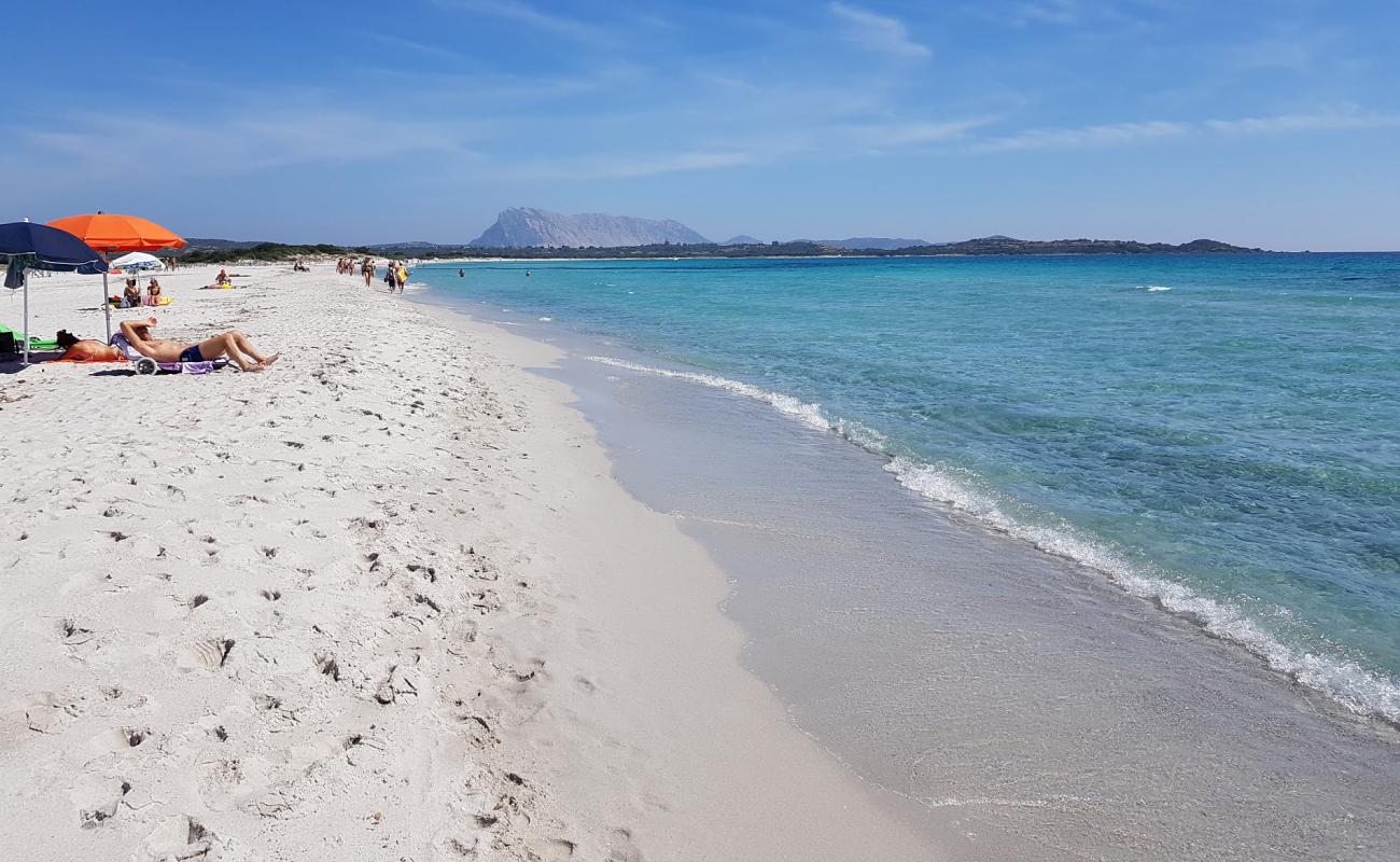 Фото Spiaggia La Cinta с золотистый песок поверхностью