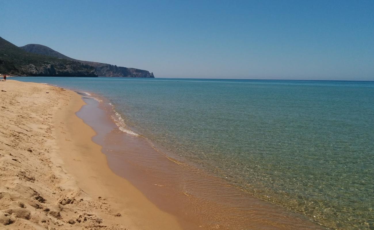 Фото Piccoli Pini beach с золотистый песок поверхностью