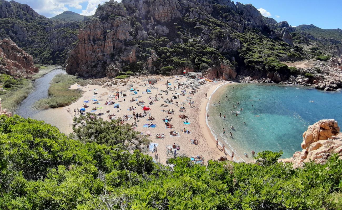 Фото Spiaggia Li Cossi с светлый песок поверхностью