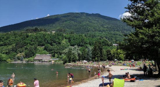 Spiaggia pubblica di Levico