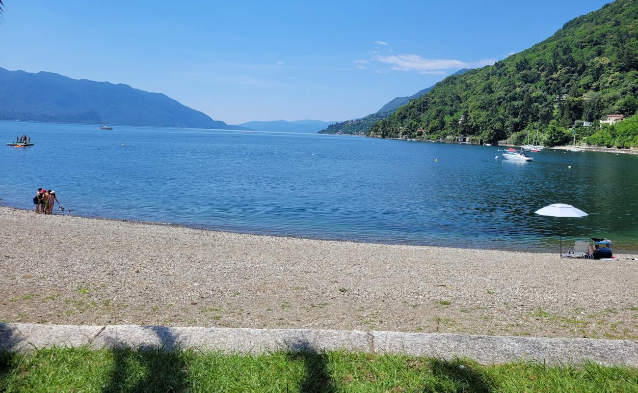 Фото Spiaggia di Cannero с серая галька поверхностью