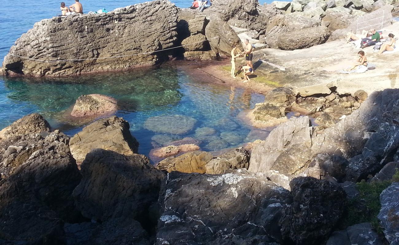 Фото Spiaggia di Porto Pidocchio с камни поверхностью