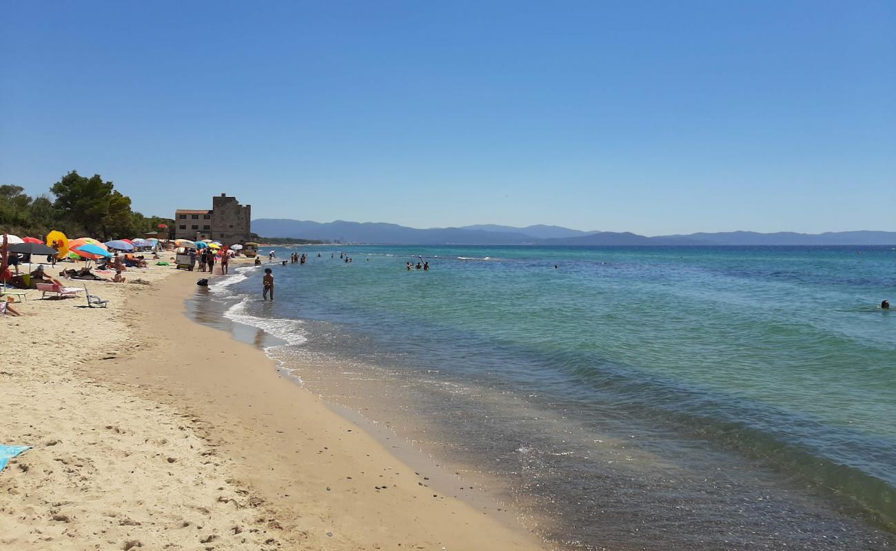 Фото Spiaggia Libera di Torre Mozza с светлый песок поверхностью