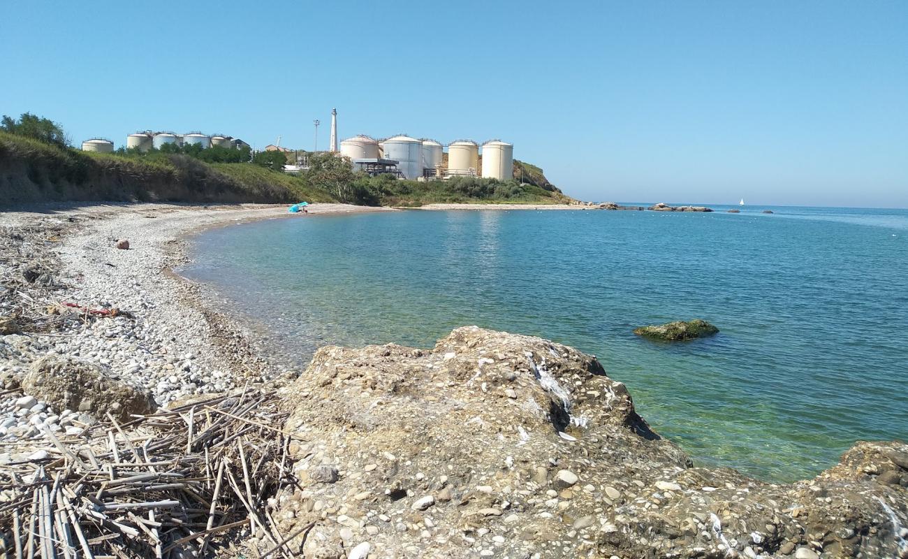 Фото Spiaggia della Foce Lebba с серая галька поверхностью