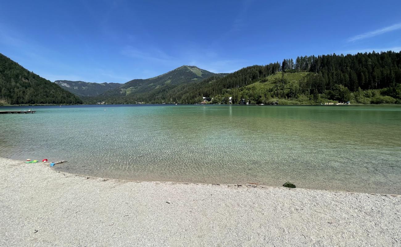 Фото Badestrand Erlaufsee с серая галька поверхностью