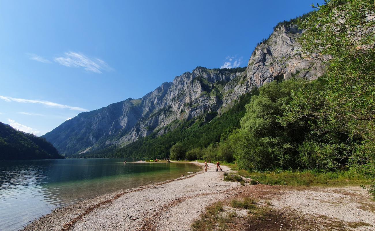 Фото Seestuberl beach с светлая галька поверхностью