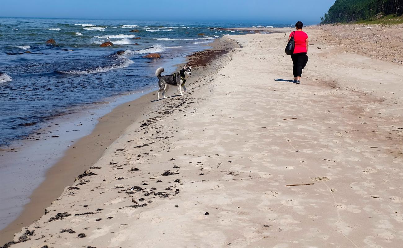 Фото Joldija Beach с светлый песок поверхностью