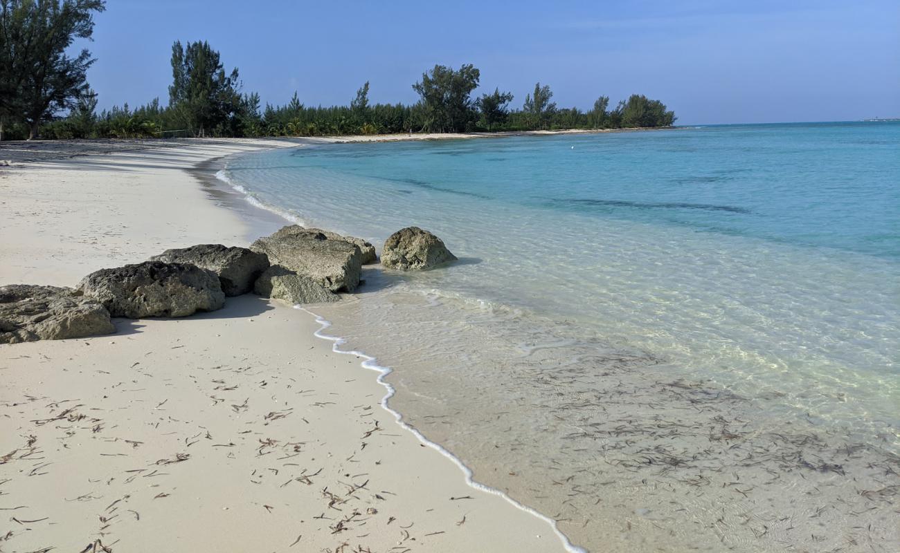 Фото Jaw's beach с золотистый песок поверхностью